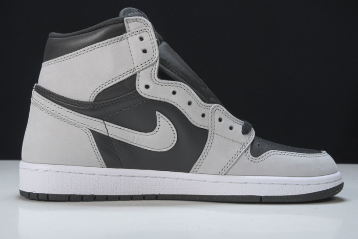 Air Jordan 1 Retro High Black White Light Smoke Grey 555088-035