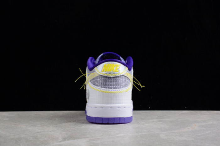 UNION LA X NIKE DUNK LOW COURT PURPLE WHITE GREY YELLOW DJ9649-500