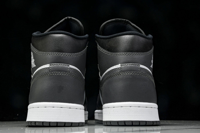 Air Jordan 1 Mid Black White Iron Grey   DQ8426-001