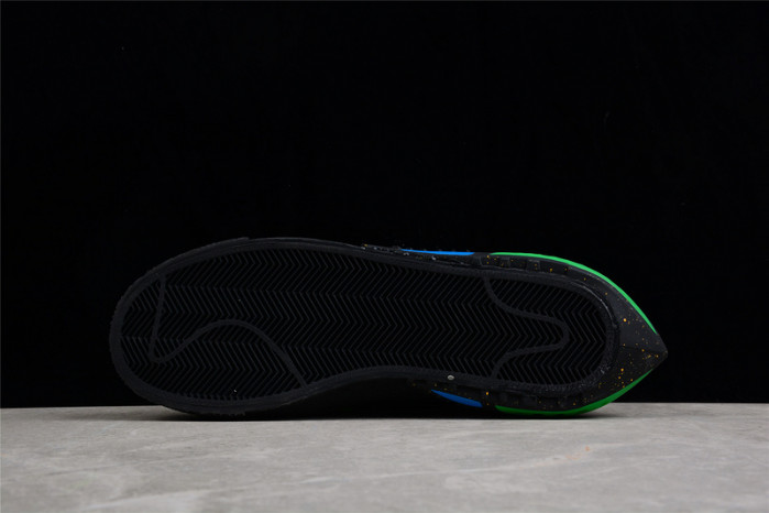 OF x Nike Blazer Low Black Green DH7863-100