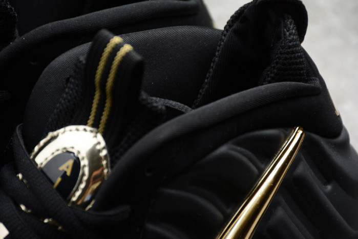 Air Foamposite Pro Black Metallic Gold  624041-009