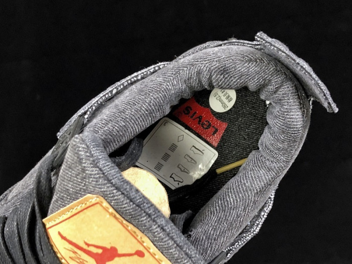 air jordan 4 retro Leu*s nrg  Leu*s - black denim ao2571-001