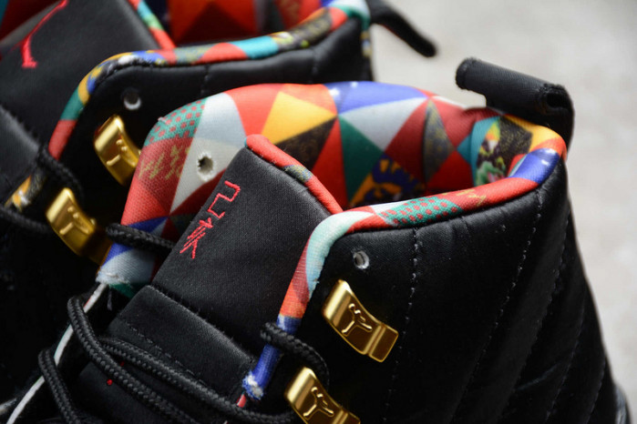 Jordan 12 Chinese New Year Black  CI2977-006