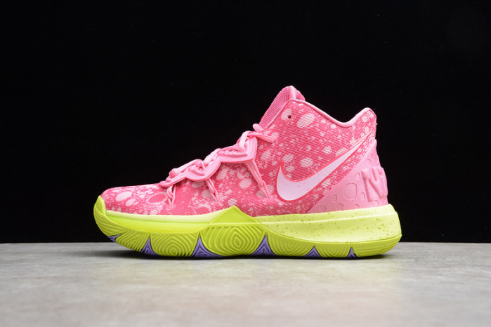 KYRIE 5 SPONGEBOB PATRICK LOTUS PINK/UNIVERSITY RED 003