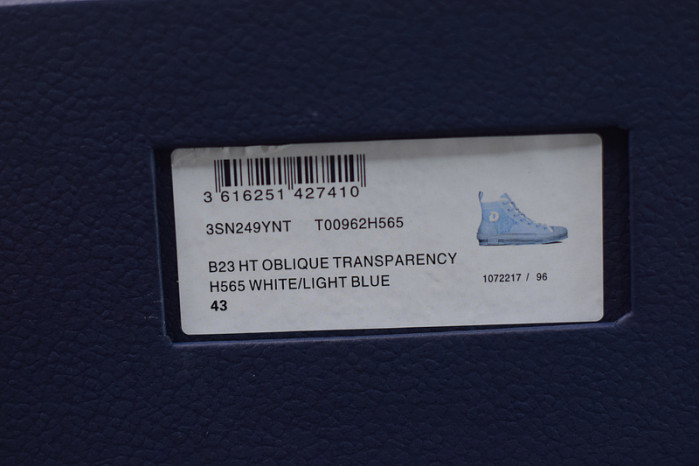 D10R B23 Oblique High Top Sneaker