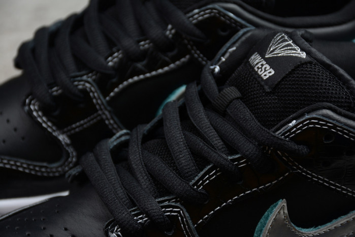 nike sb dunk low D1am0nd s*pply co black D1am0nd bv1310-001