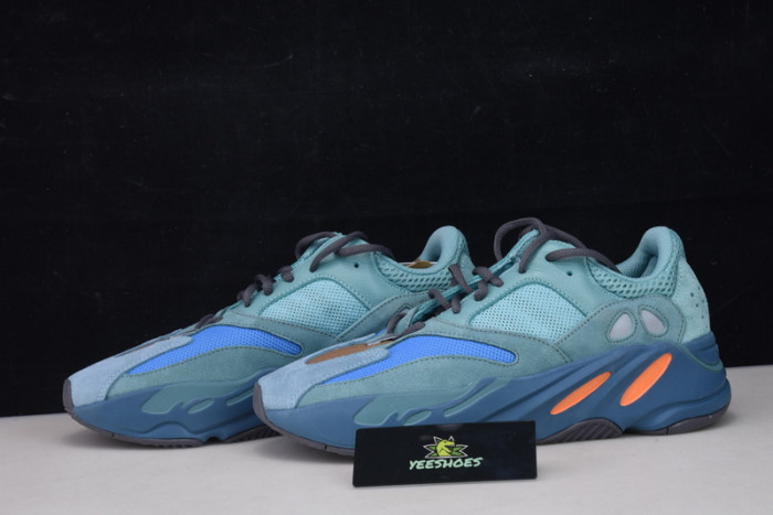 Y**zy boost 700 sea blue orange dark grey gz2002